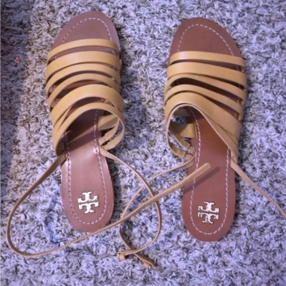 Tory Burch Gladiator Strappy Sandals - Picture 2 of 5